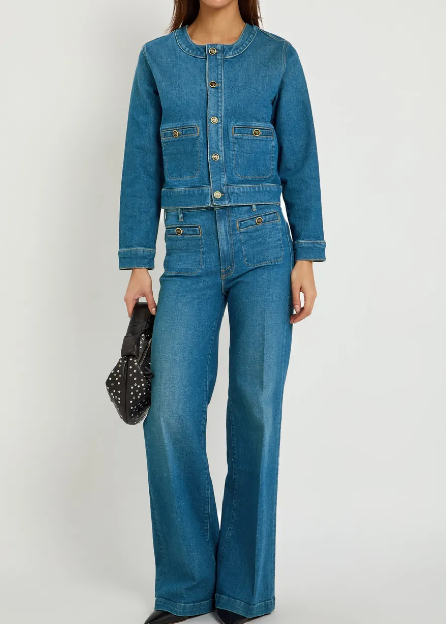 The Stashed Picky stretch-denim jacket