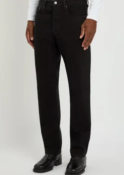 The Straight-leg denim jeans