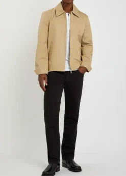 The Straight-leg denim jeans