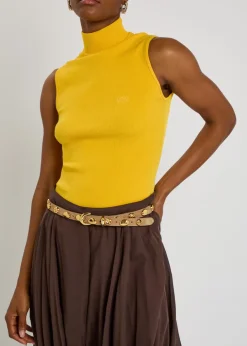 The Vaal studded leather belt