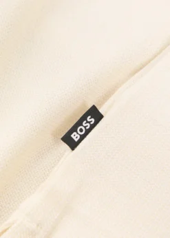 Thompson striped-trim piqué cotton T-shirt