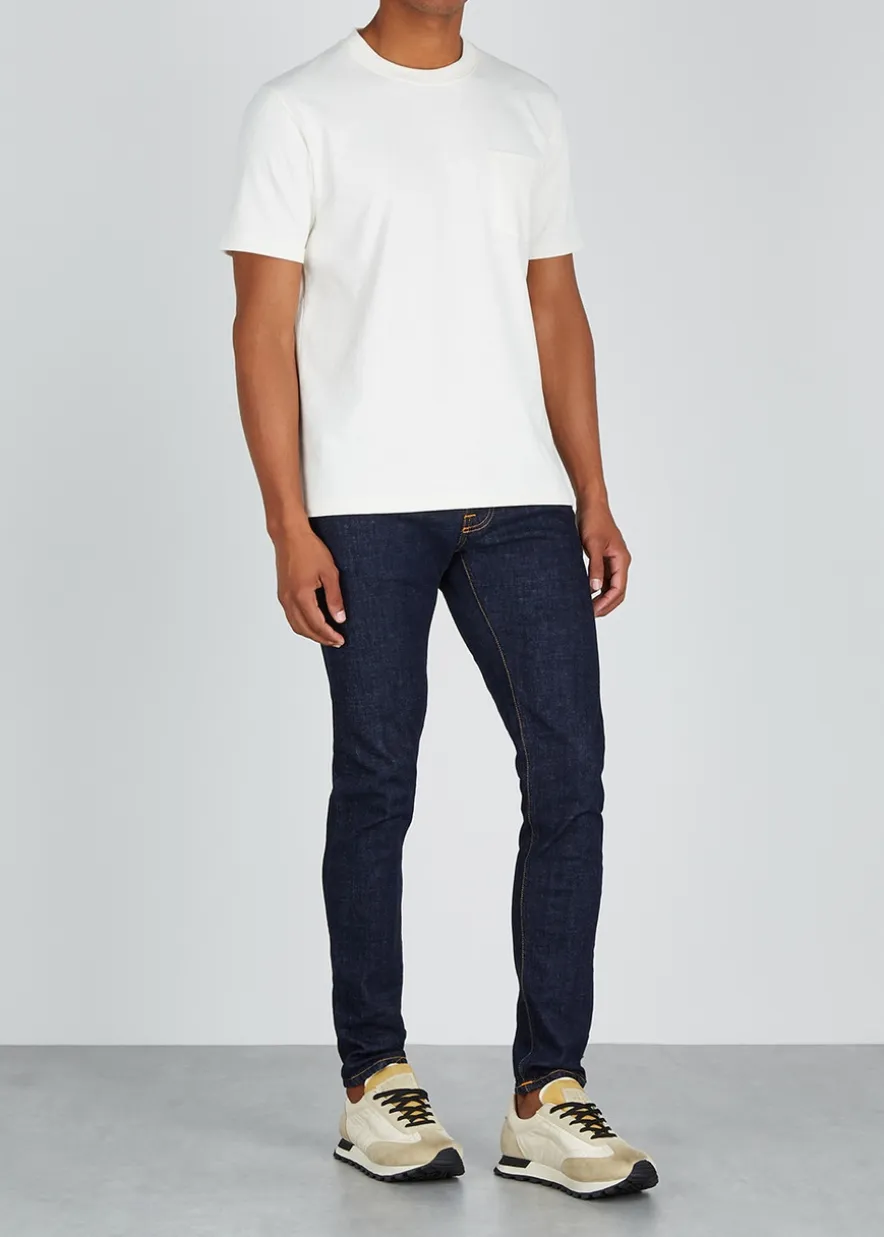 Tight Terry indigo skinny jeans