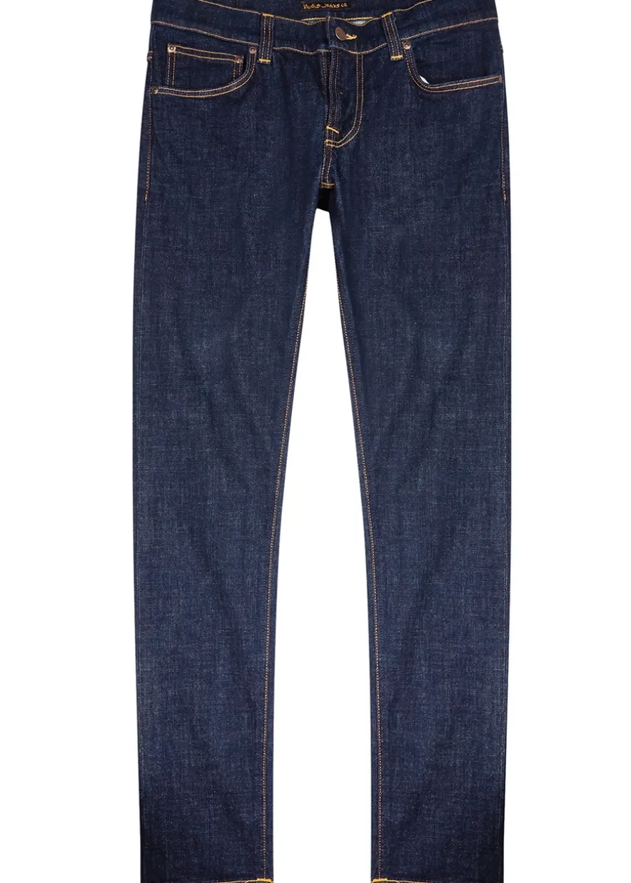 Tight Terry indigo skinny jeans