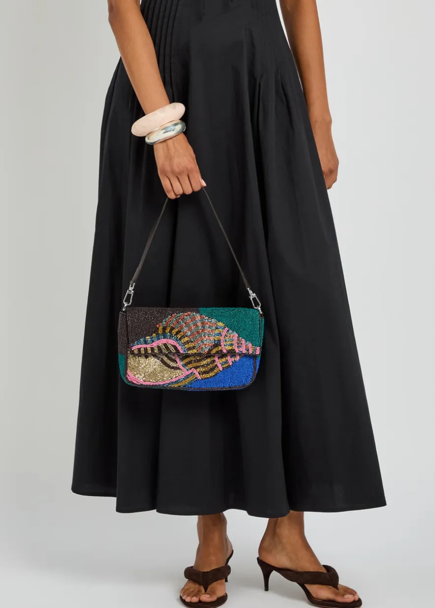 Timmy beaded shoulder bag
