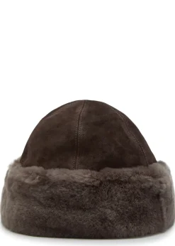 Toki suede and shearling hat