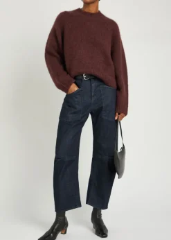 Tomaso cashmere and silk-blend jumper