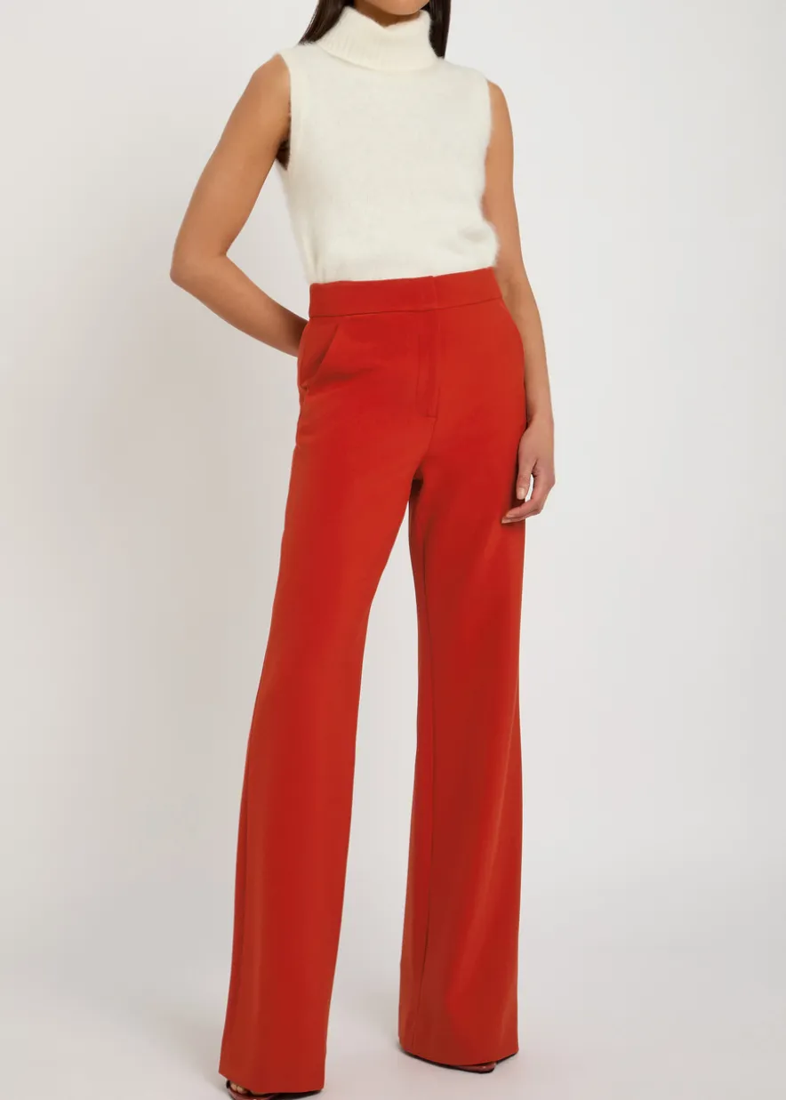 Tonelli wide-leg jersey trousers