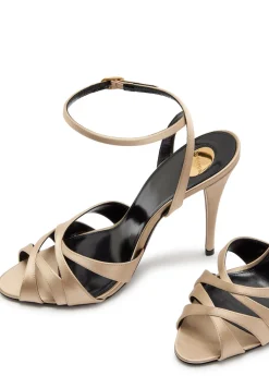 Touze 110 satin sandals