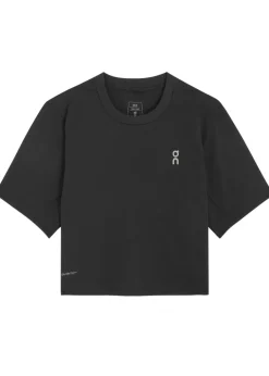 Train-T logo cropped jersey T-shirt