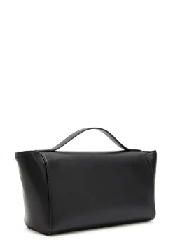 Trapeze leather pochette