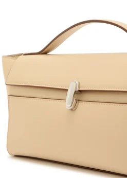 Trapeze leather pochette