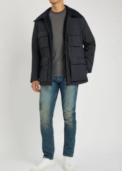 Travel hooded nylon jacket