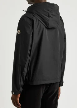 Traversier hooded nylon jacket