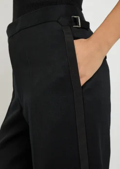 Tuxedo straight-leg trousers