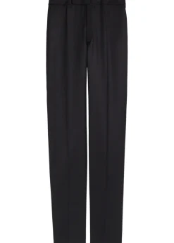 Tuxedo straight-leg trousers