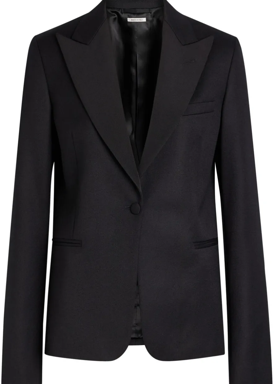 Tuxedo wool blazer
