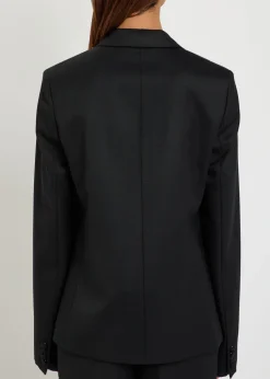 Tuxedo wool blazer