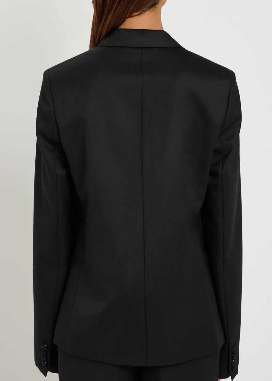 Tuxedo wool blazer