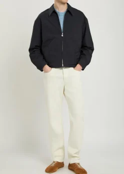 Twill bomber jacket