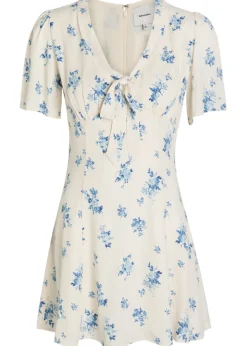Tyra floral-print crepe mini dress
