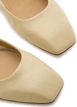 Uma leather ballet flats