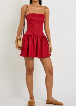 Uma linen mini dress