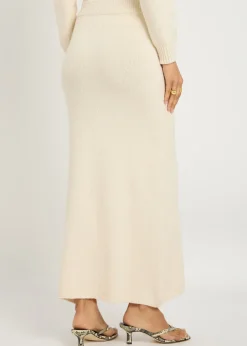 Umi knitted bouclé pencil skirt