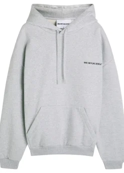 Uniform hooded cotton-blend sweatshirt
