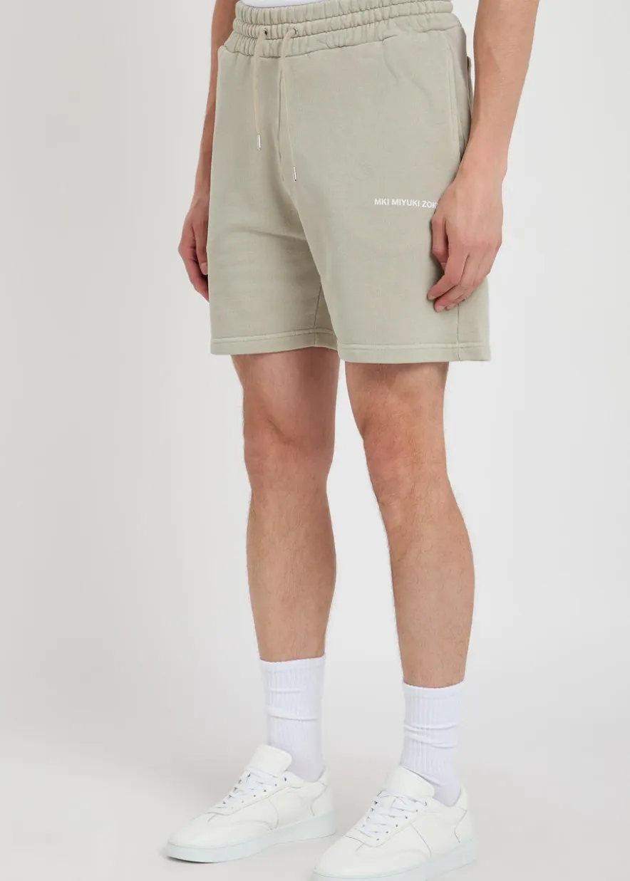 Uniform logo-print cotton-blend shorts