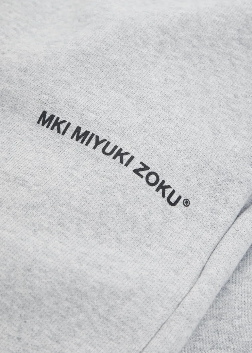 Uniform wide-leg cotton-blend sweatpants