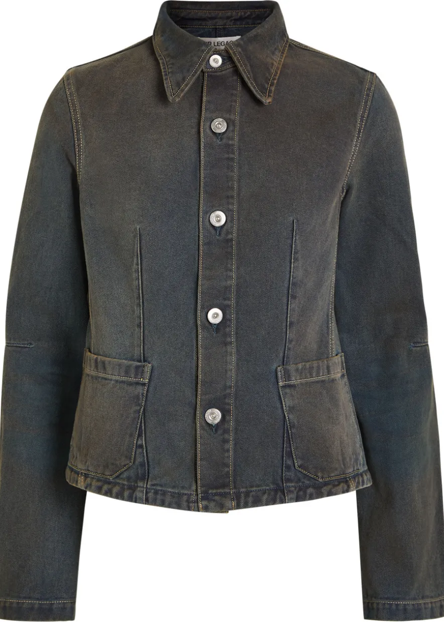 Union darted denim jacket
