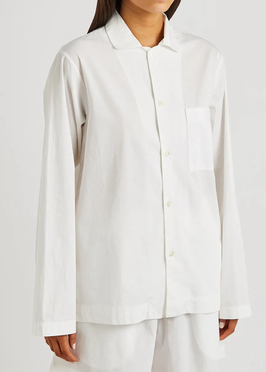 Unisex poplin pyjama shirt