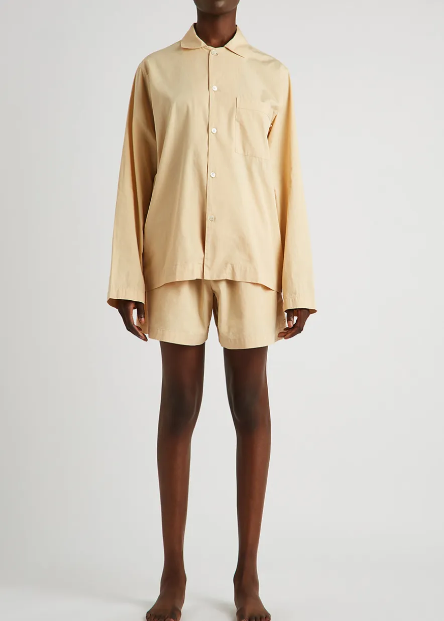 Unisex poplin pyjama shirt