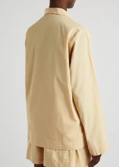 Unisex poplin pyjama shirt
