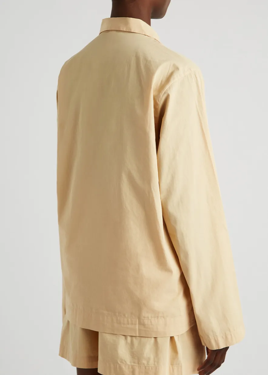 Unisex poplin pyjama shirt