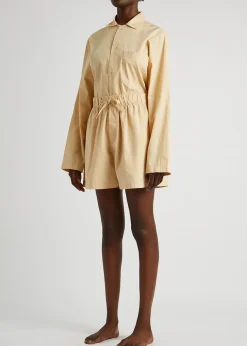 Unisex poplin pyjama shorts