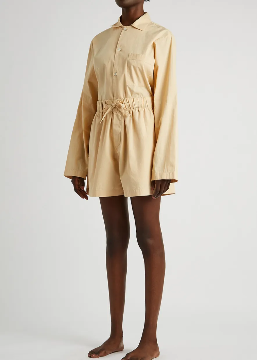 Unisex poplin pyjama shorts