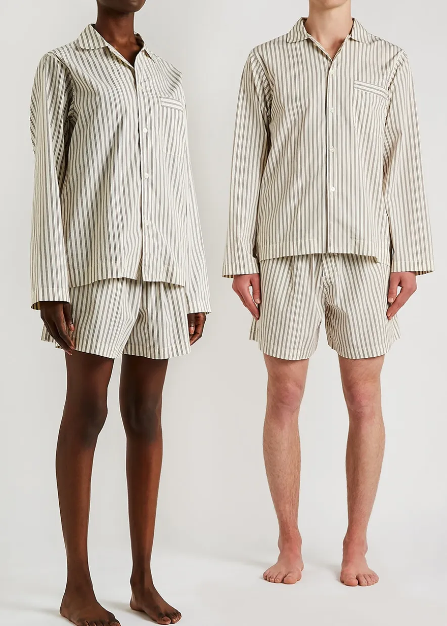 Unisex poplin pyjama shorts