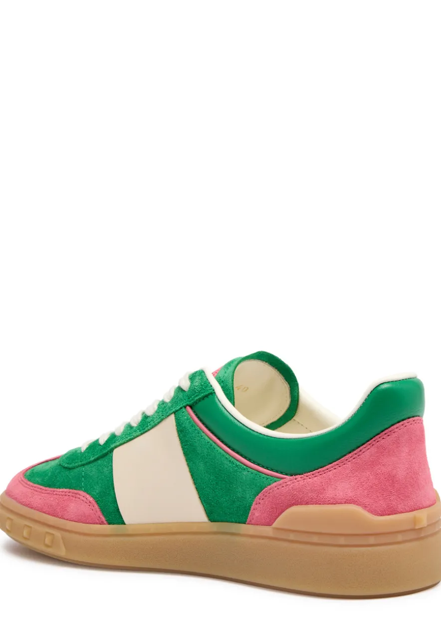 Upvillage Crosta panelled suede sneakers