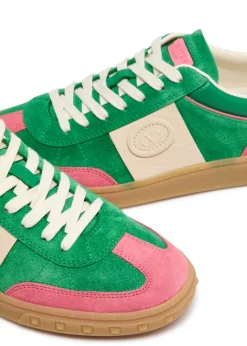 Upvillage Crosta panelled suede sneakers