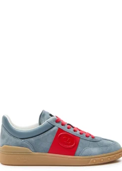 Upvillage panelled suede sneakers