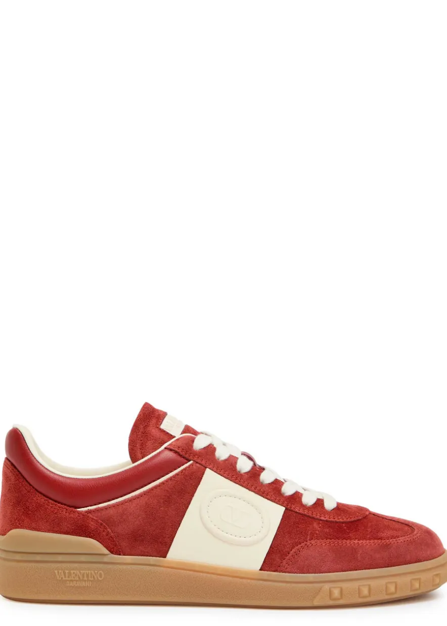 Upvillage panelled suede sneakers