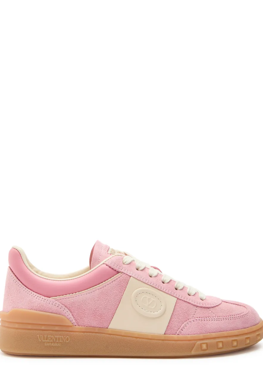 Upvillage panelled suede sneakers