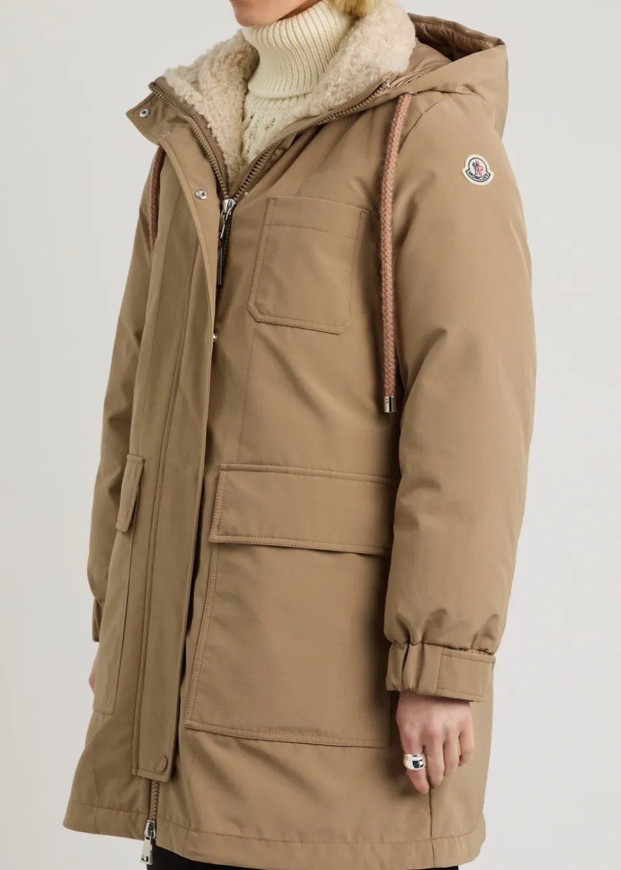 Urfe hooded shell parka