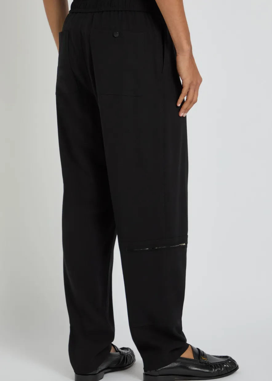 Utility wool trousers