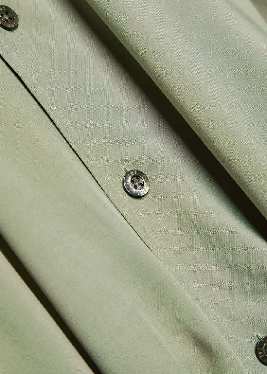 Valbonne stripe-trimmed shirt