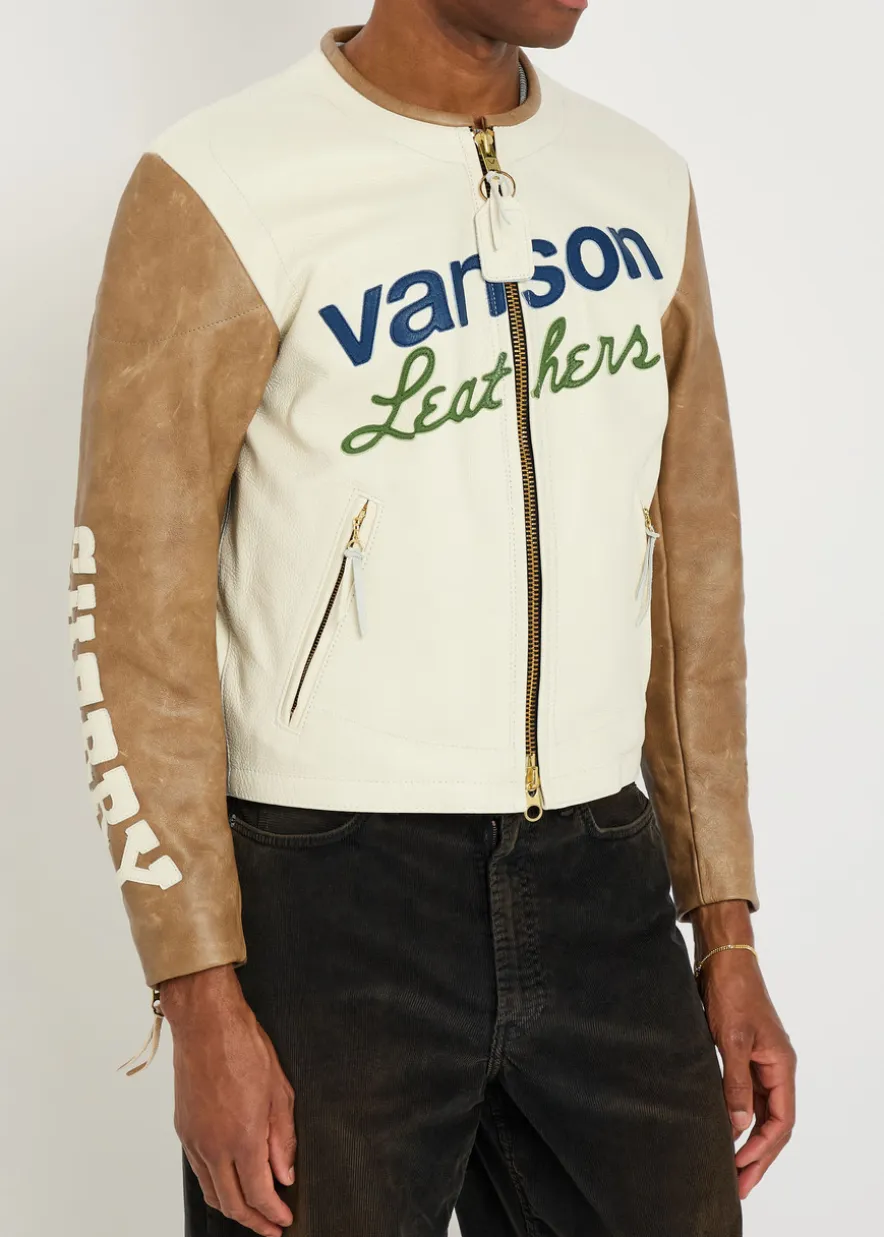 Vanson leather biker jacket