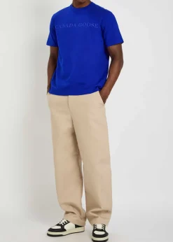 Vantage logo-embroidered cotton T-shirt
