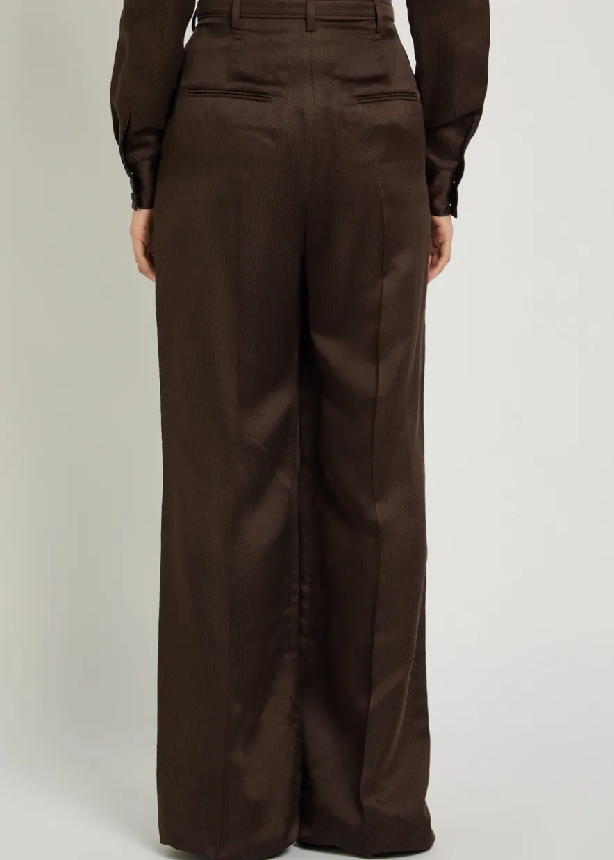 Vargas belted silk trousers