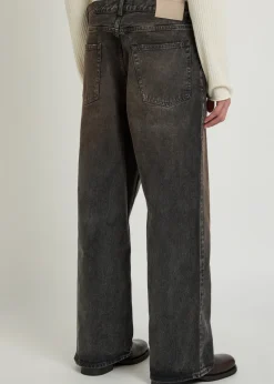 Vast Cut paint-splatter straight-leg jeans